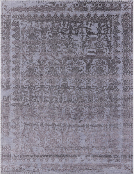 Persian Hand Knotted Wool & Silk Rug - 8' 11" X 11' 9" - Golden Nile