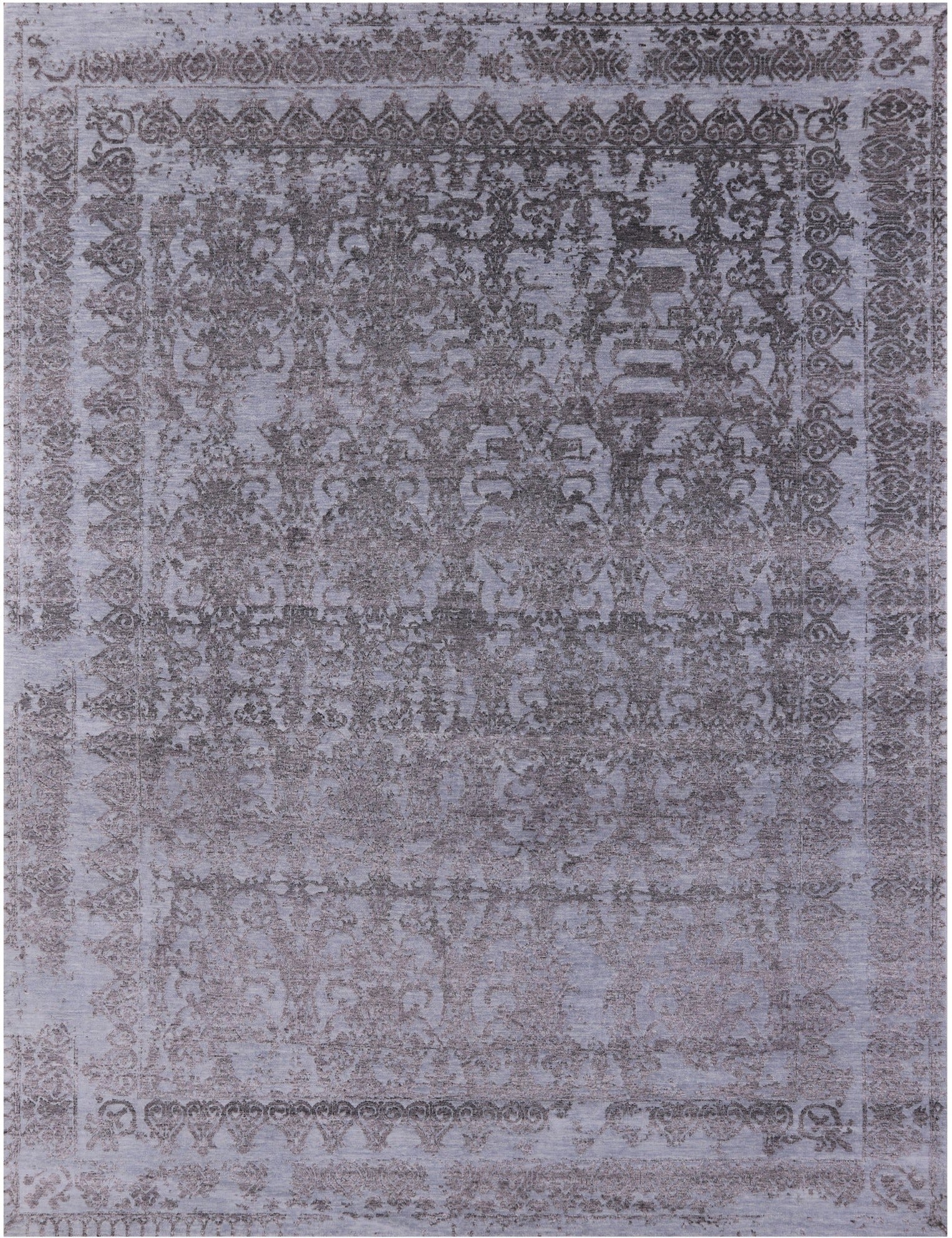 Persian Hand Knotted Wool & Silk Rug - 8' 11" X 11' 9" - Golden Nile