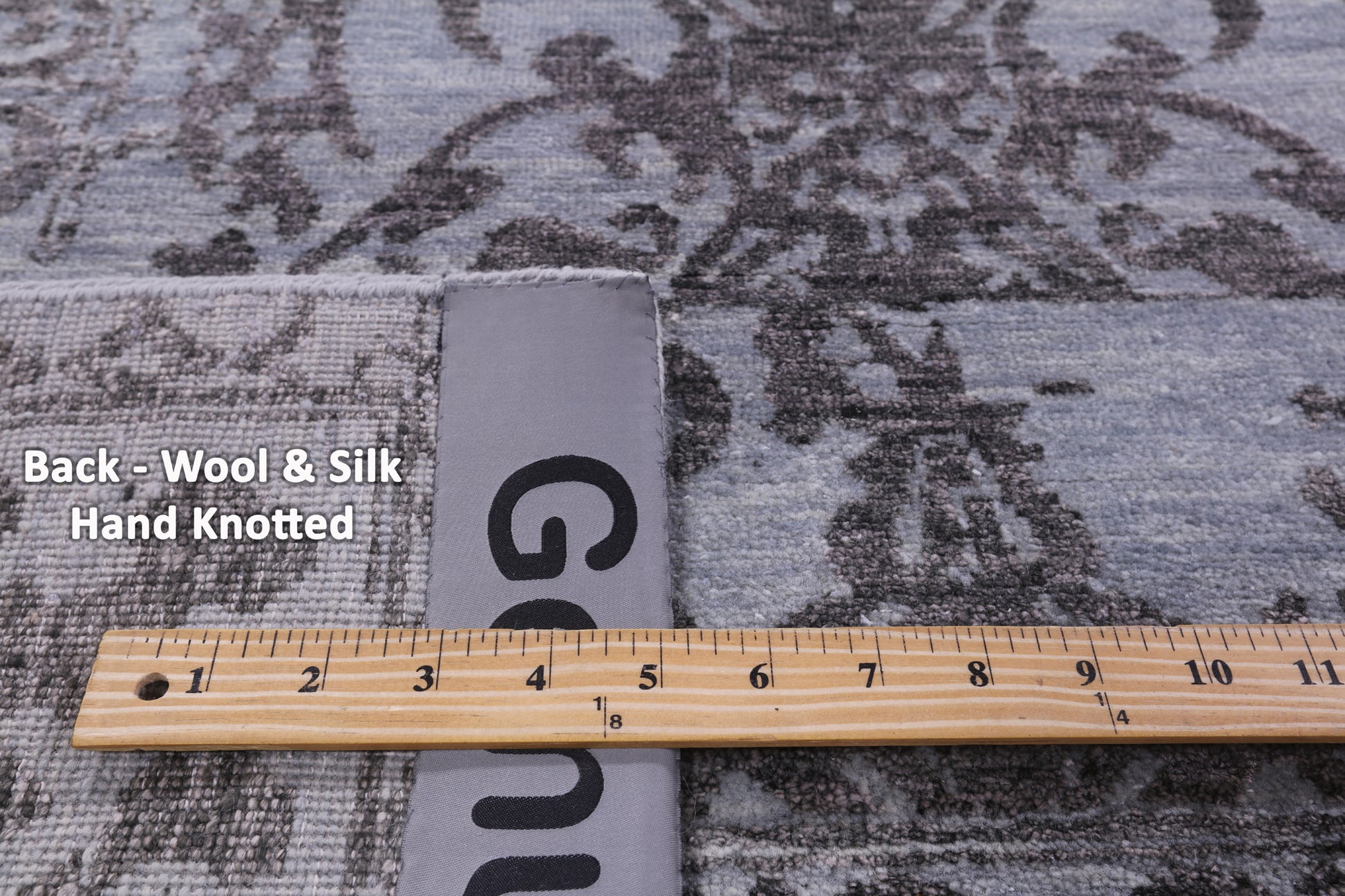Persian Hand Knotted Wool & Silk Rug - 8' 11" X 11' 9" - Golden Nile