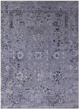 Grey Persian Handmade Wool & Silk Rug - 8' 9" X 12' 1" - Golden Nile