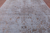 Persian Fine Serapi Hand Knotted Wool & Silk Rug - 8' 11" X 11' 10" - Golden Nile