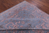 Grey Persian Tabriz Hand Knotted Wool & Silk Rug - 9' 0" X 11' 10" - Golden Nile