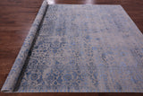Ivory Persian Fine Serapi Hand Knotted Wool & Silk Rug - 8' 10" X 11' 9" - Golden Nile