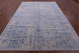 Ivory Persian Fine Serapi Hand Knotted Wool & Silk Rug - 8' 10" X 11' 11" - Golden Nile
