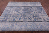 Ivory Persian Fine Serapi Hand Knotted Wool & Silk Rug - 8' 10" X 11' 11" - Golden Nile