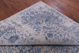 Ivory Persian Fine Serapi Hand Knotted Wool & Silk Rug - 8' 10" X 11' 11" - Golden Nile