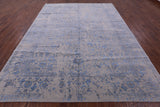 Ivory Persian Fine Serapi Hand Knotted Wool & Silk Rug - 8' 10" X 11' 11" - Golden Nile