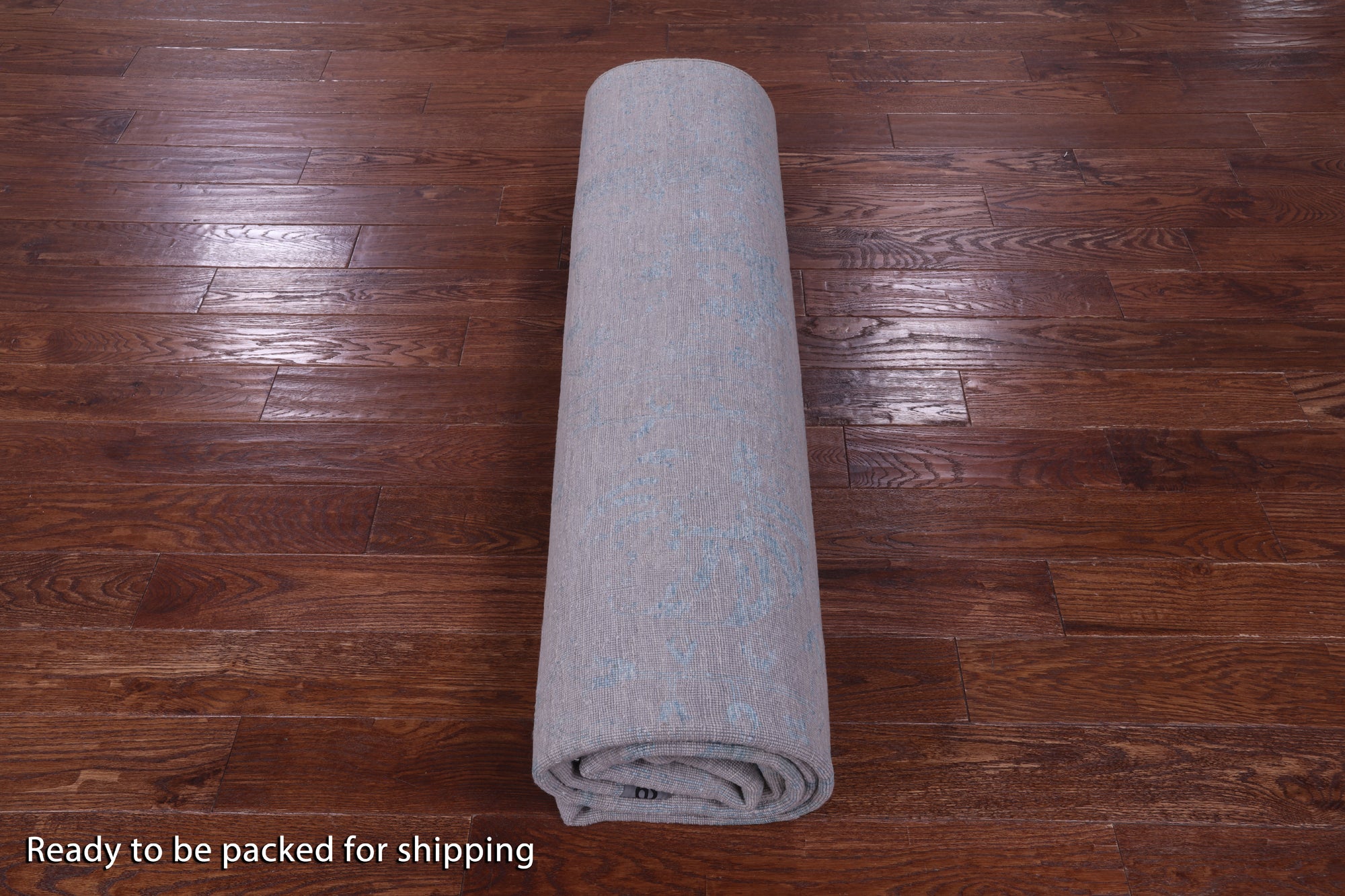 Grey Persian Tabriz Hand Knotted Wool & Silk Rug - 9' 0" X 12' 0" - Golden Nile