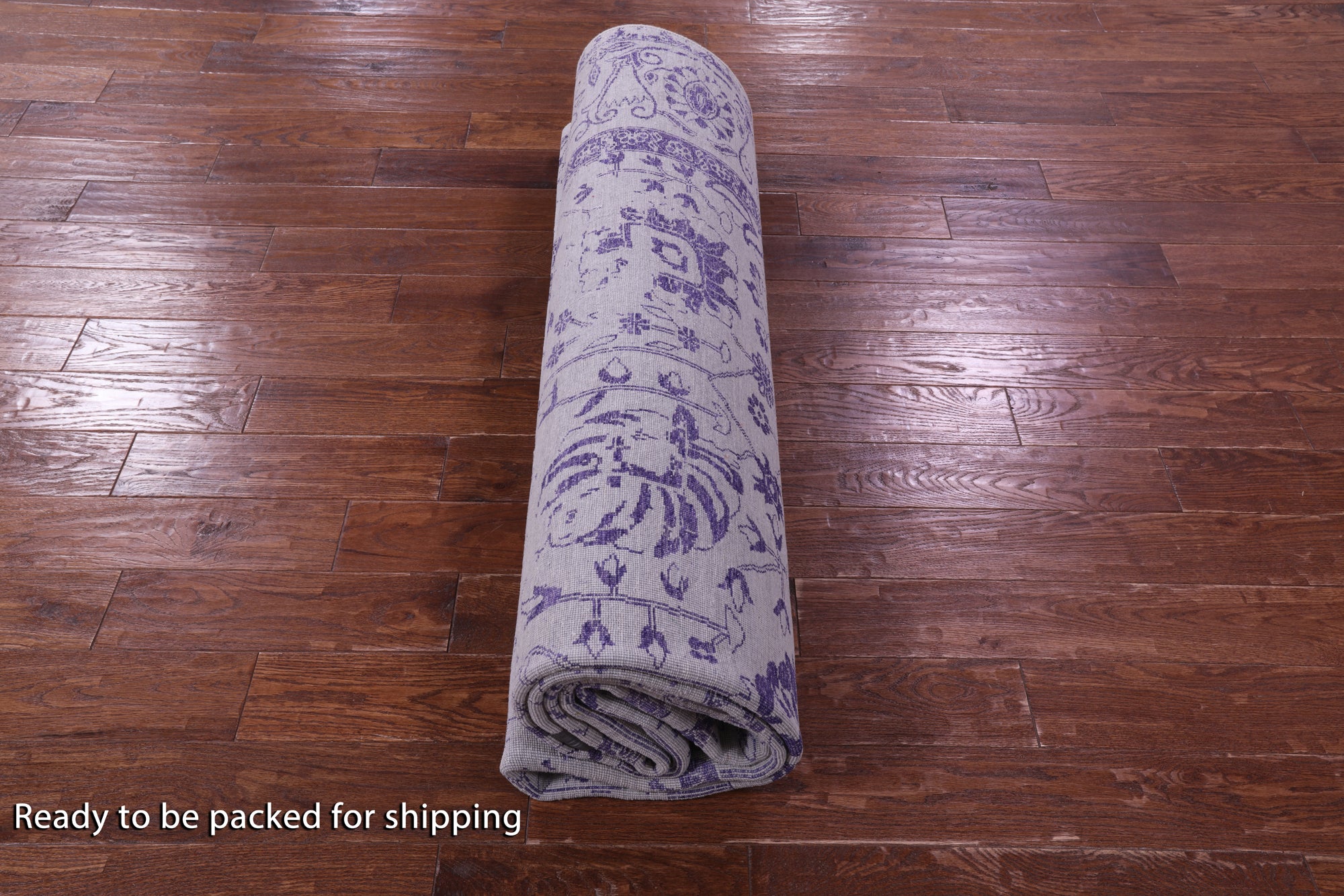 Grey Persian Tabriz Hand Knotted Wool & Silk Rug - 8' 7" X 11' 8" - Golden Nile