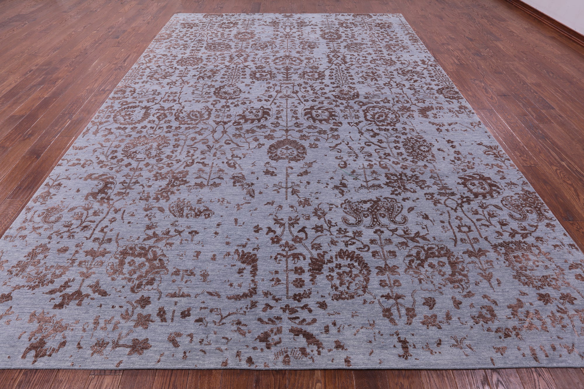 Persian Tabriz Hand Knotted Wool & Silk Rug - 9' 10" X 13' 9" - Golden Nile