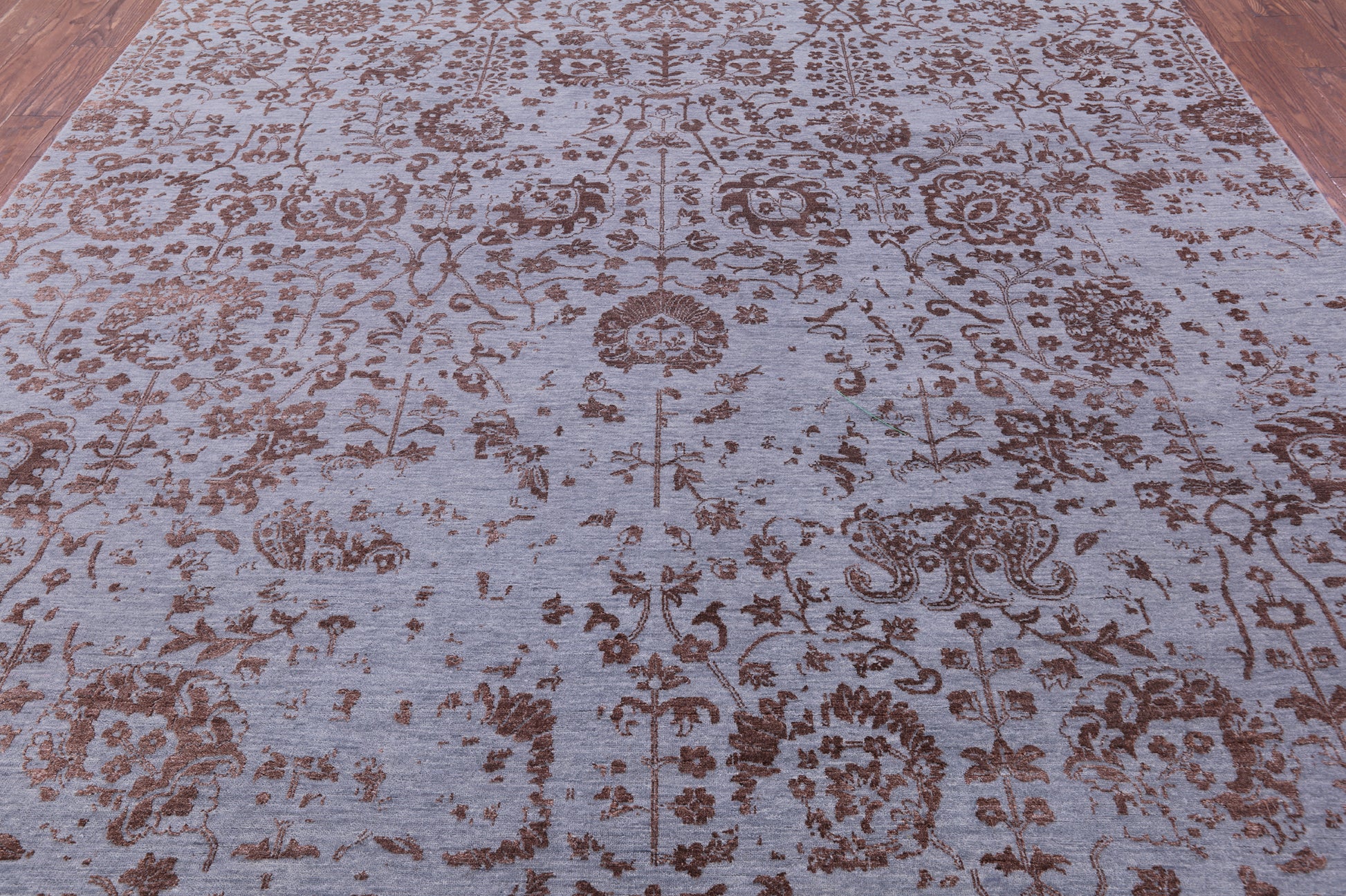 Persian Tabriz Hand Knotted Wool & Silk Rug - 9' 10" X 13' 9" - Golden Nile