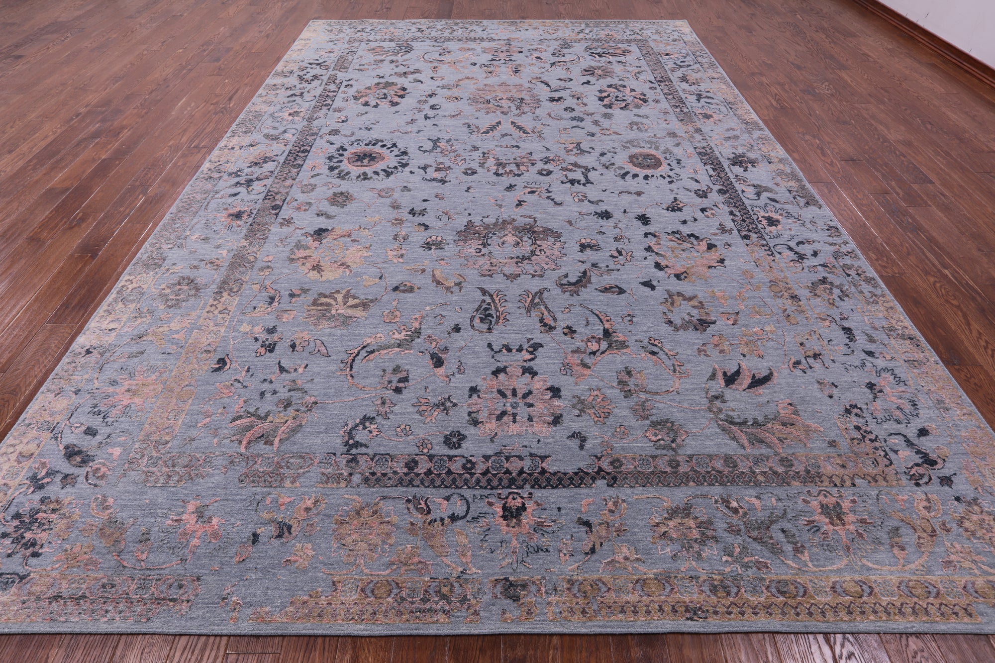 Persian Handmade Wool & Silk Rug - 9' 11" X 14' 1" - Golden Nile