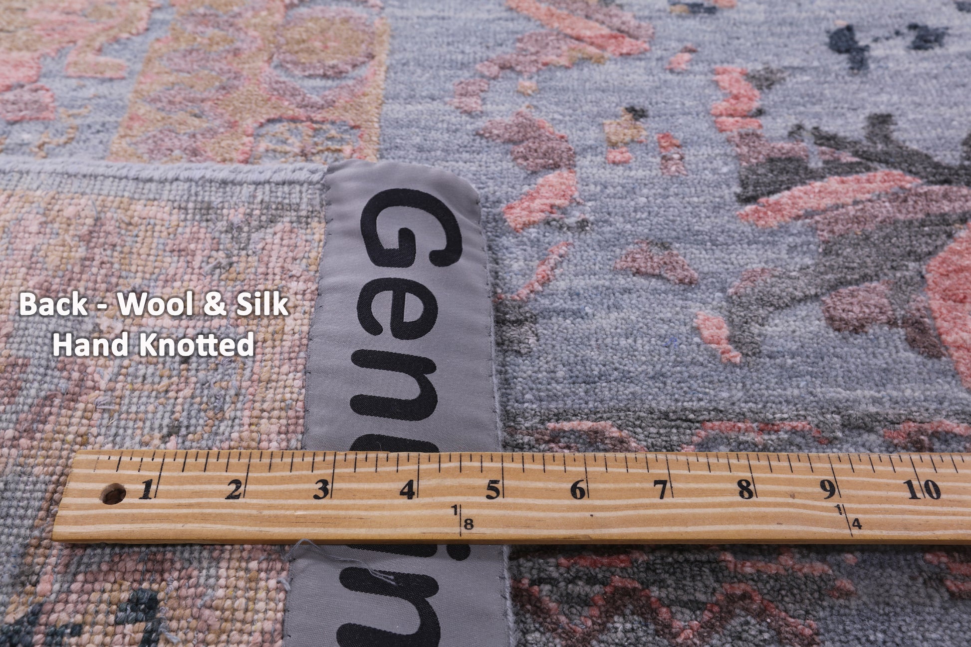 Persian Handmade Wool & Silk Rug - 9' 11" X 14' 1" - Golden Nile