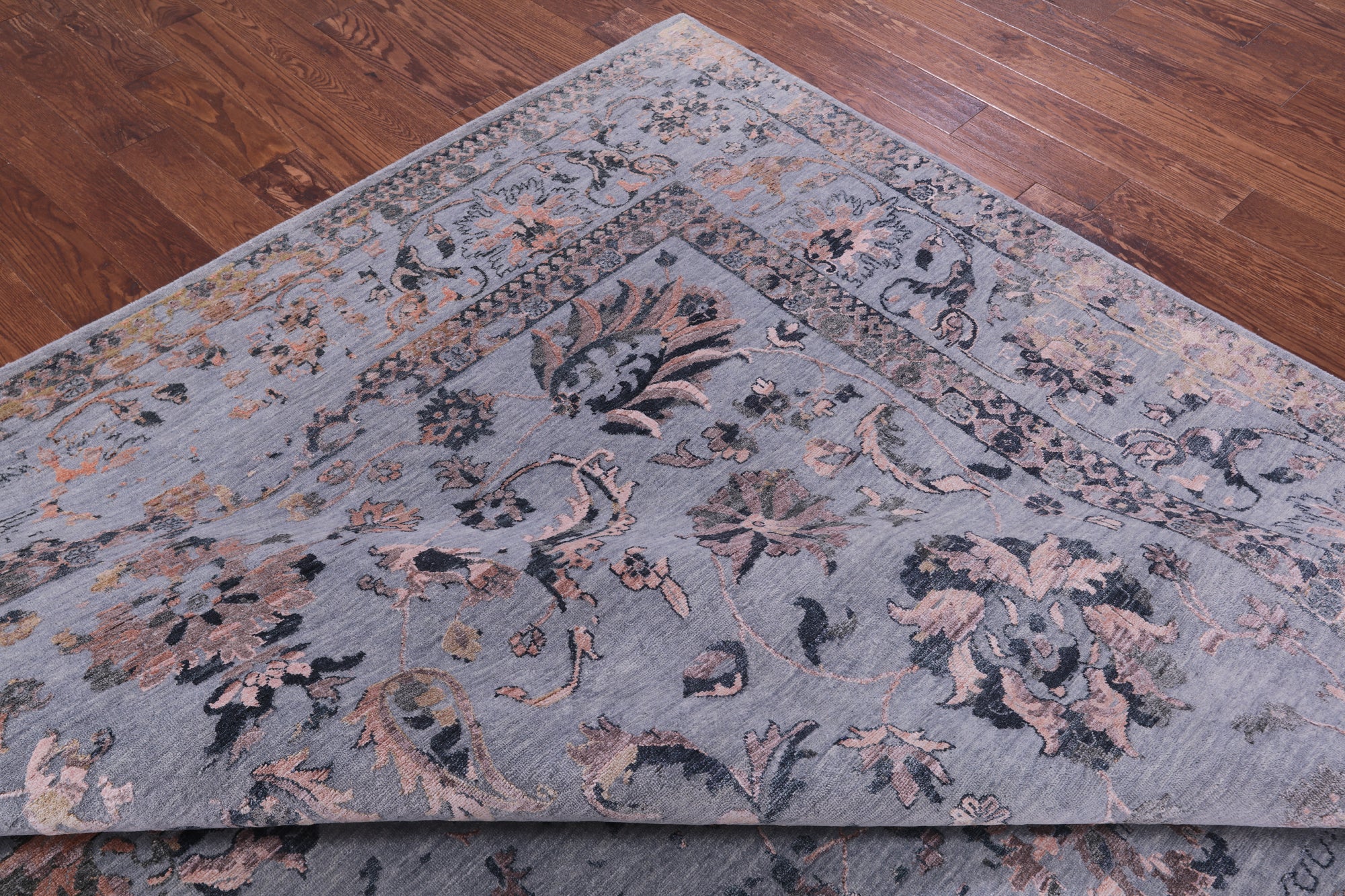 Persian Handmade Wool & Silk Rug - 9' 11" X 14' 1" - Golden Nile