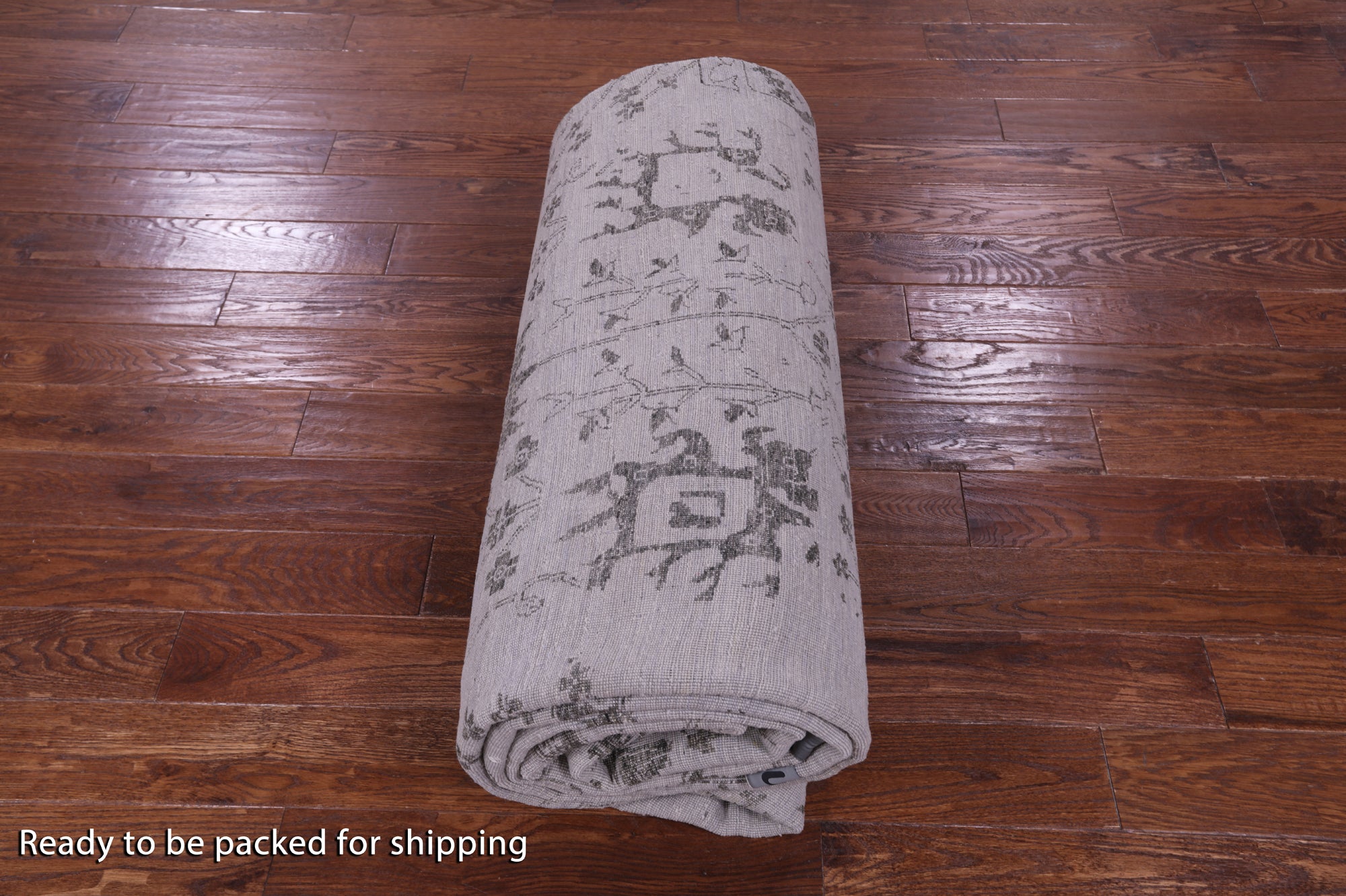 Grey Persian Tabriz Hand Knotted Wool & Silk Rug - 9' 11" X 14' 3" - Golden Nile