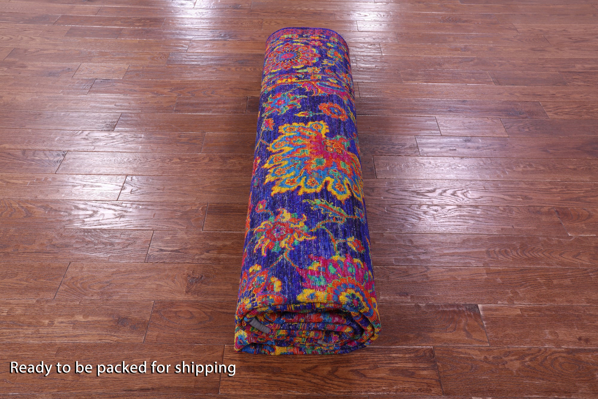 Purple Persian Hand Knotted 100% Silk Rug - 9' 0" X 12' 3" - Golden Nile