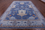 Turkish Oushak Hand Knotted Wool Rug - 10' 0" X 14' 1" - Golden Nile