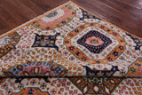 Geometric Persian Mamluk Hand Knotted Wool Rug - 8' 1" X 10' 3" - Golden Nile