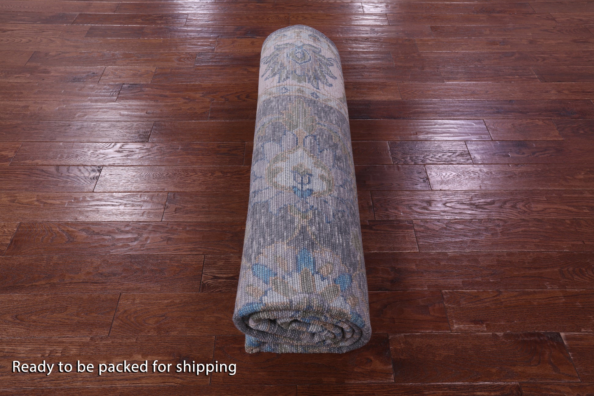 Grey Persian Tabriz Hand Knotted Wool Rug - 8' 0" X 10' 0" - Golden Nile