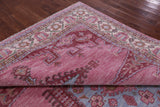 Pink Kazak Hand Knotted Wool Rug - 9' 0" X 12' 0" - Golden Nile