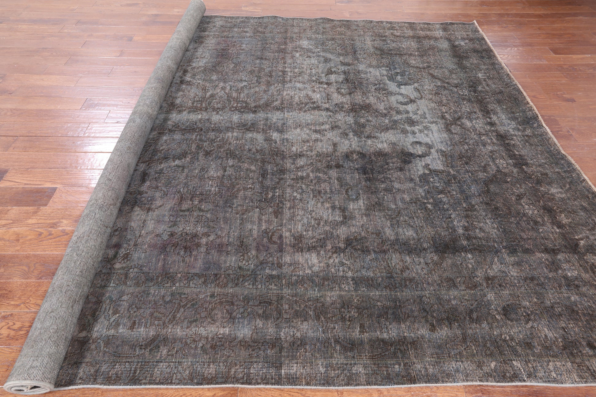 Persian Overdyed Handmade Wool Area Rug - 9' 9" X 12' 3" - Golden Nile