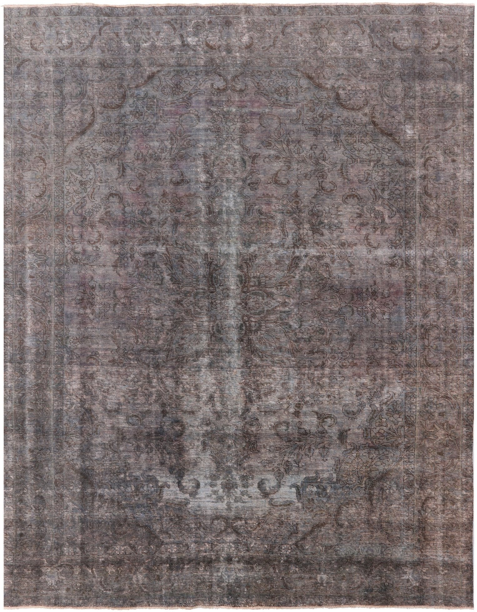 Persian Overdyed Handmade Wool Area Rug - 9' 9" X 12' 3" - Golden Nile