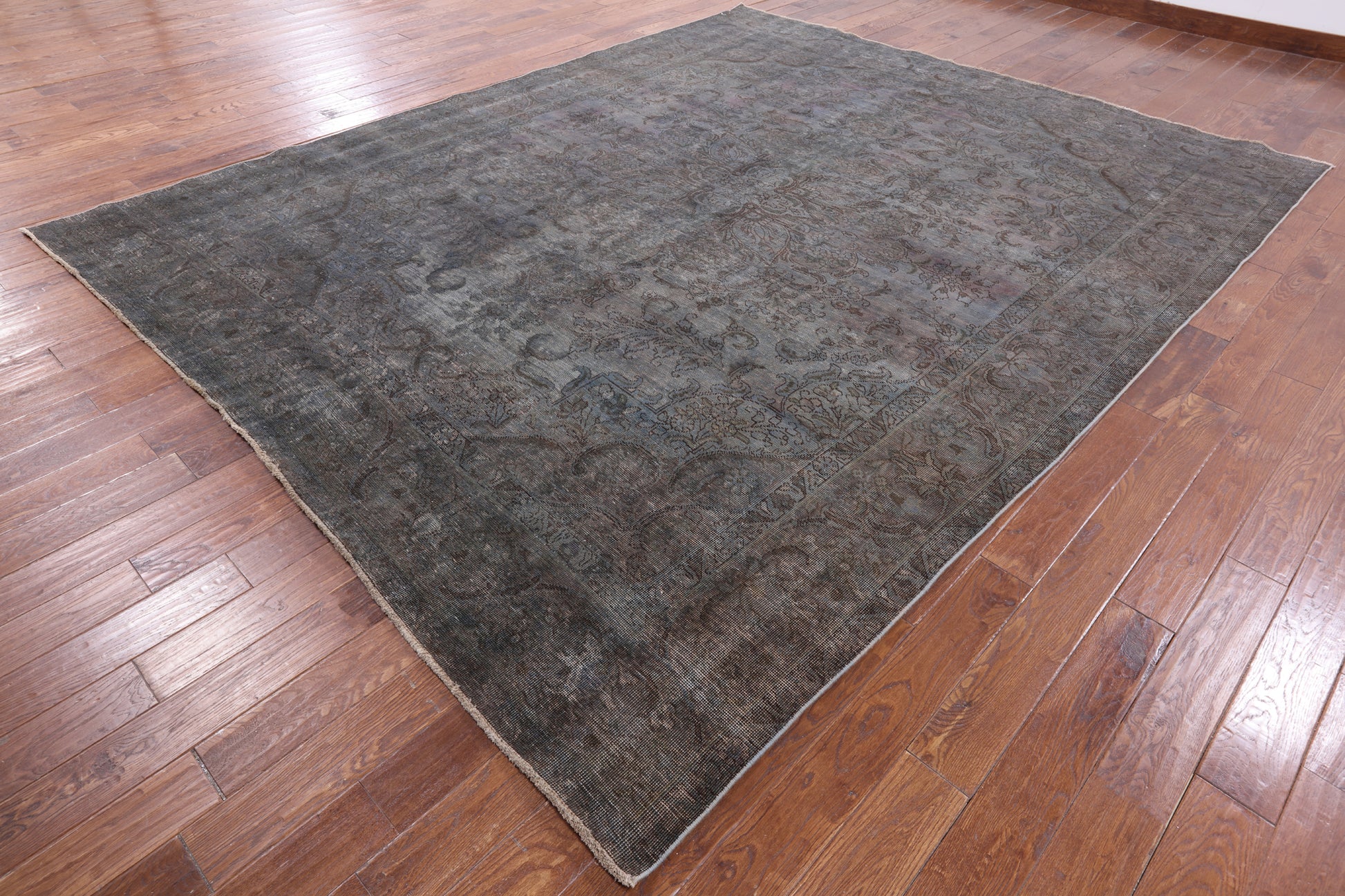 Persian Overdyed Handmade Wool Area Rug - 9' 9" X 12' 3" - Golden Nile