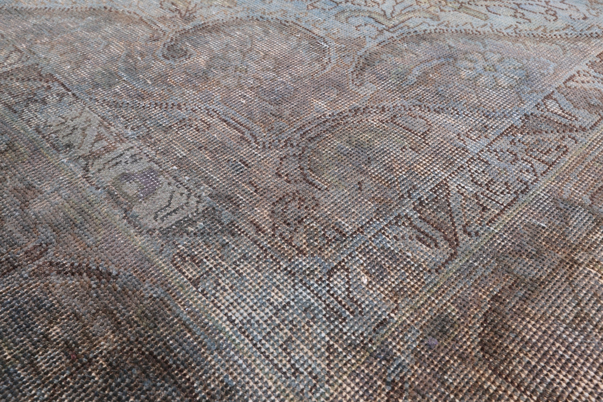 Persian Overdyed Handmade Wool Area Rug - 9' 9" X 12' 3" - Golden Nile
