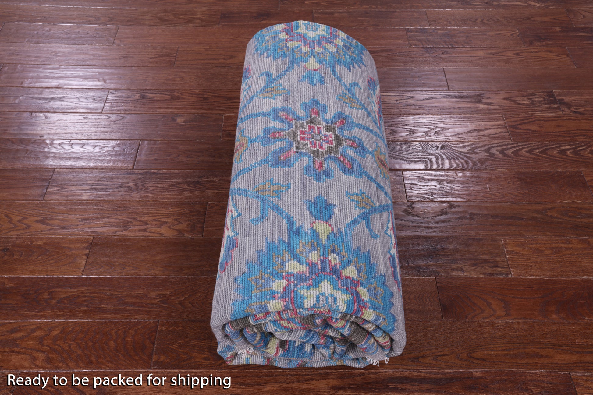 Grey Persian Tabriz Handmade Wool Rug - 9' 1" X 12' 2" - Golden Nile