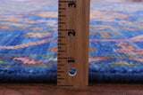Blue Turkish Oushak Hand Knotted Wool Rug - 6' 0" X 9' 1" - Golden Nile