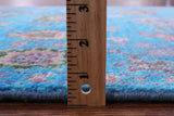 Blue Turkish Oushak Hand Knotted Wool Rug - 4' 0" X 6' 4" - Golden Nile