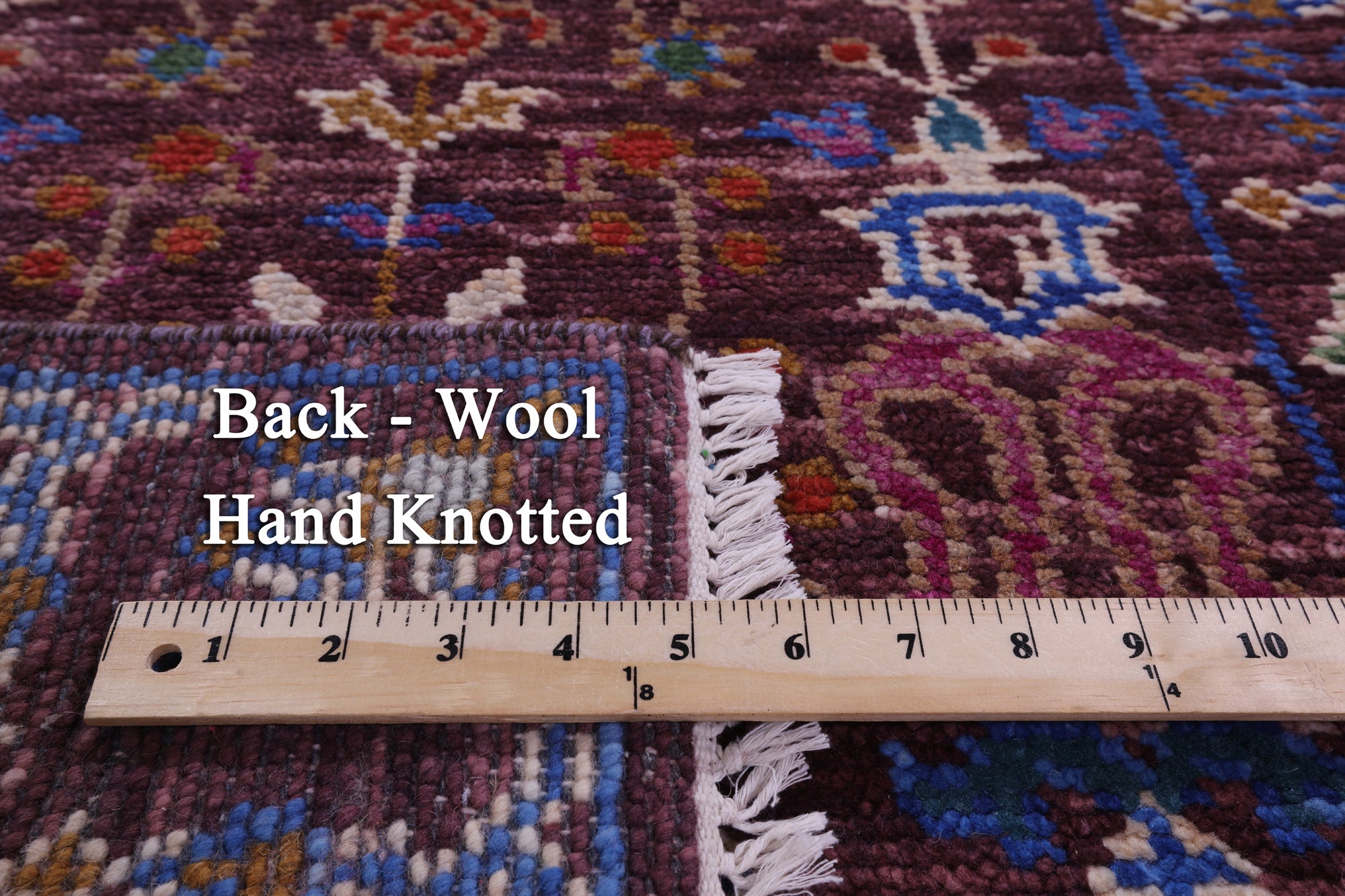 Turkish Oushak Handmade Wool Runner Rug - 2' 7" X 10' 5" - Golden Nile