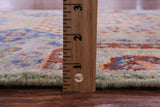 Geometric Persian Mamluk Hand Knotted Wool Runner Rug - 2' 7" X 10' 2" - Golden Nile