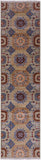 Geometric Persian Mamluk Hand Knotted Wool Runner Rug - 2' 7" X 10' 2" - Golden Nile