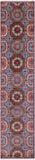 Geometric Persian Mamluk Hand Knotted Wool Runner Rug - 2' 6" X 12' 2" - Golden Nile