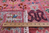 Turkish Oushak Hand Knotted Wool Runner Rug - 2' 7" X 12' 2" - Golden Nile