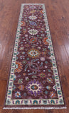 Turkish Oushak Hand Knotted Wool Runner Rug - 2' 7" X 10' 4" - Golden Nile