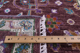 Turkish Oushak Hand Knotted Wool Runner Rug - 2' 7" X 10' 4" - Golden Nile