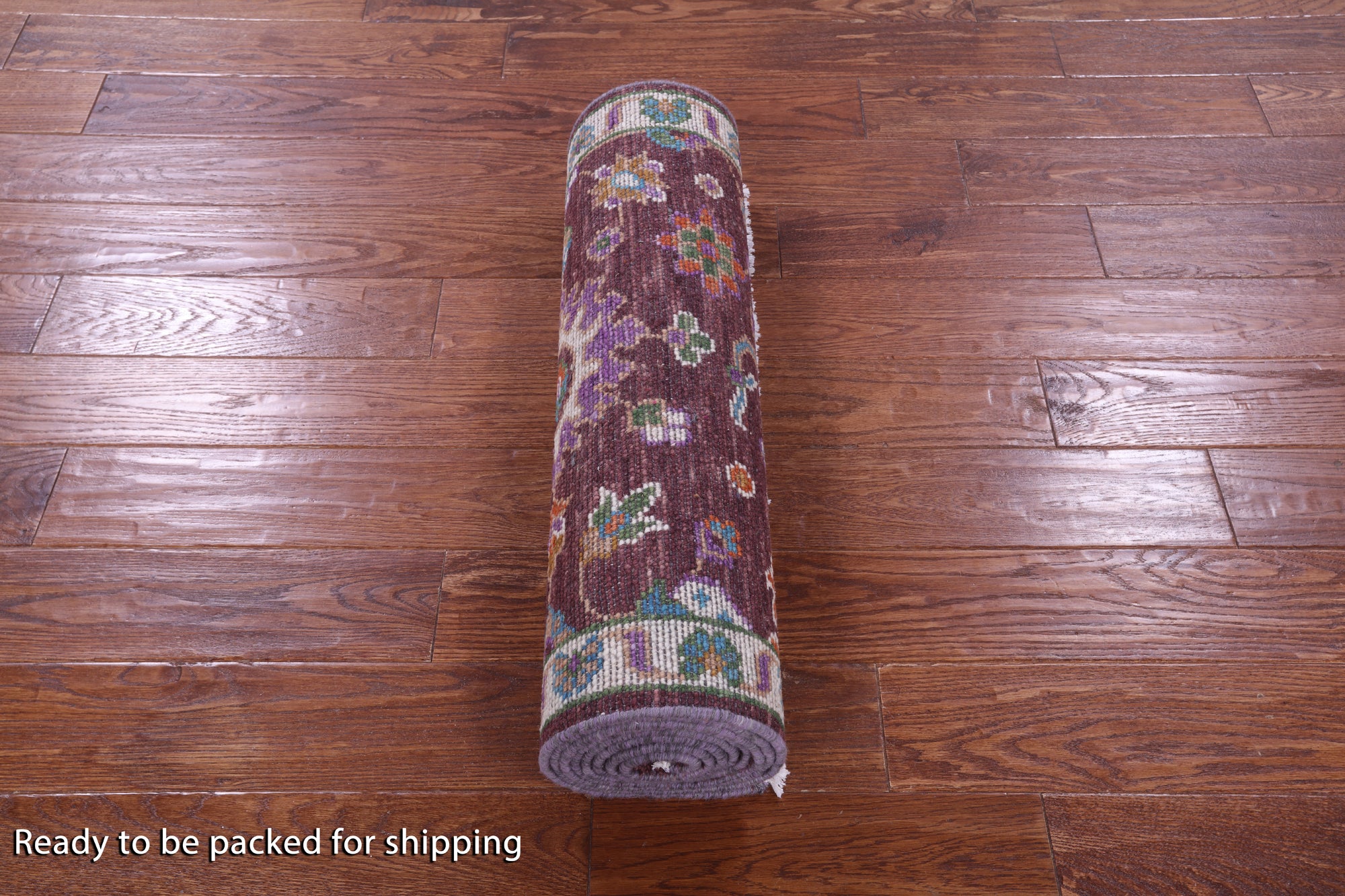 Turkish Oushak Hand Knotted Wool Runner Rug - 2' 7" X 10' 4" - Golden Nile