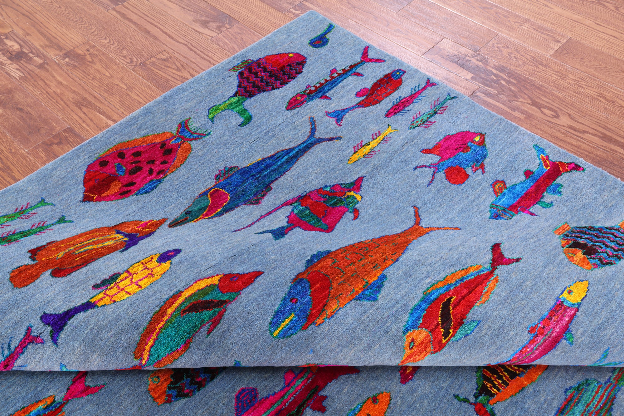 Shepherd Hand Knotted Wool Rug – One Fish Two Fish