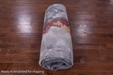 Woman Under The Rain Contemporary Hand Knotted Wool & Silk Rug - 12' 0" X 14' 3" - Golden Nile