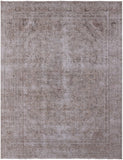 Ivory Persian Vintage White Wash Handmade Wool Area Rug - 9' 5" X 12' 2" - Golden Nile