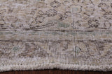 Ivory Persian Vintage White Wash Handmade Wool Area Rug - 9' 5" X 12' 2" - Golden Nile