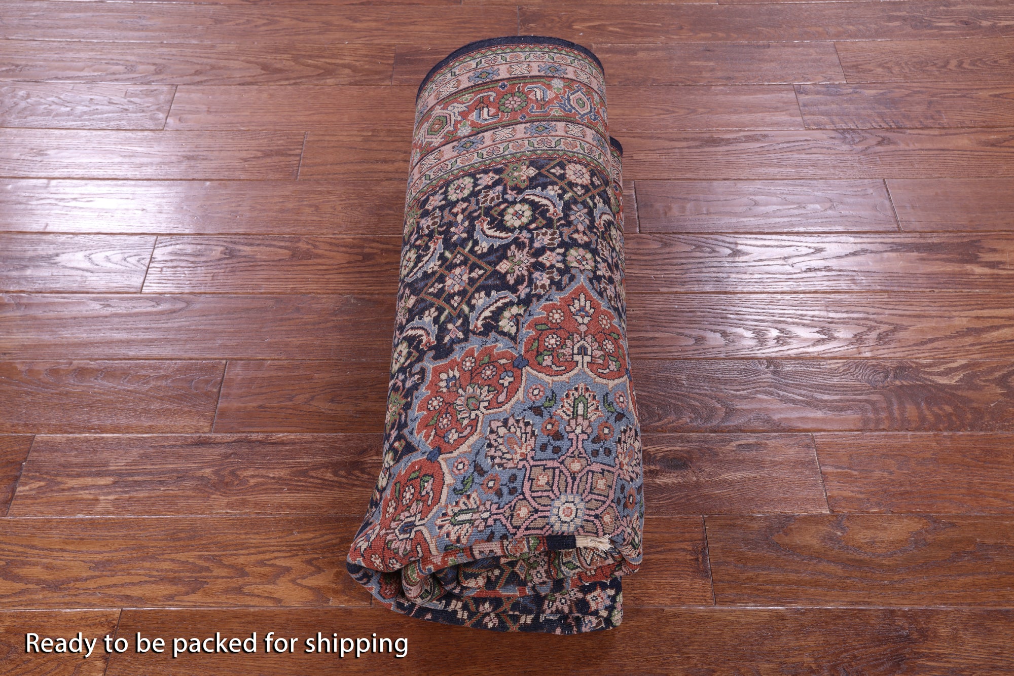 Blue Persian Super Bijar Hand Knotted Wool Rug - 5' 6" X 8' 3" - Golden Nile