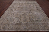 Persian Vintage White Wash Hand Knotted Wool Area Rug - 9' 5" X 12' 3" - Golden Nile