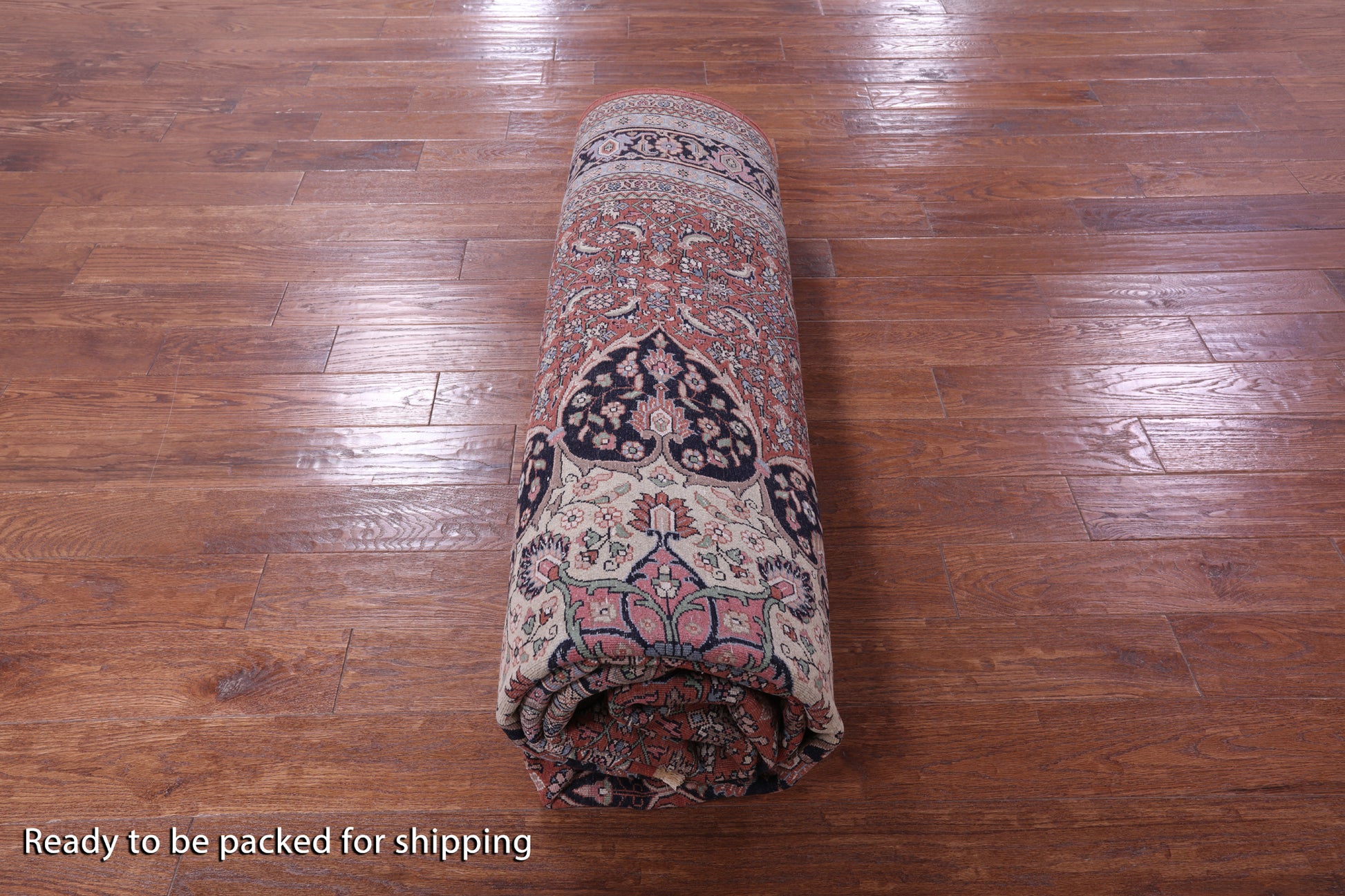 Red Persian Super Bijar Hand Knotted Wool Rug - 8' 0" X 11' 6" - Golden Nile