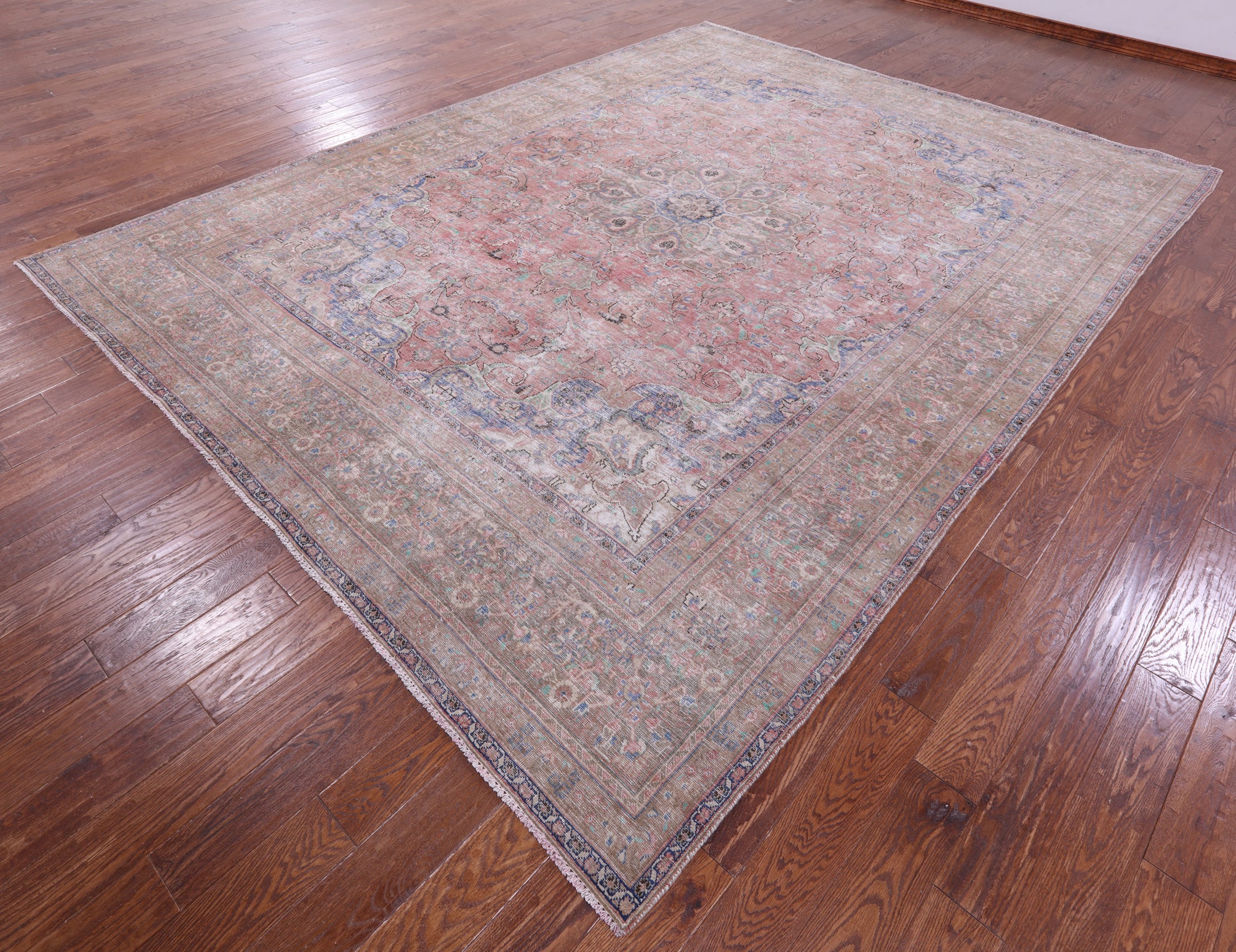 Persian Overdyed Hand Knotted Wool Rug - 9' 7" X 12' 5" - Golden Nile