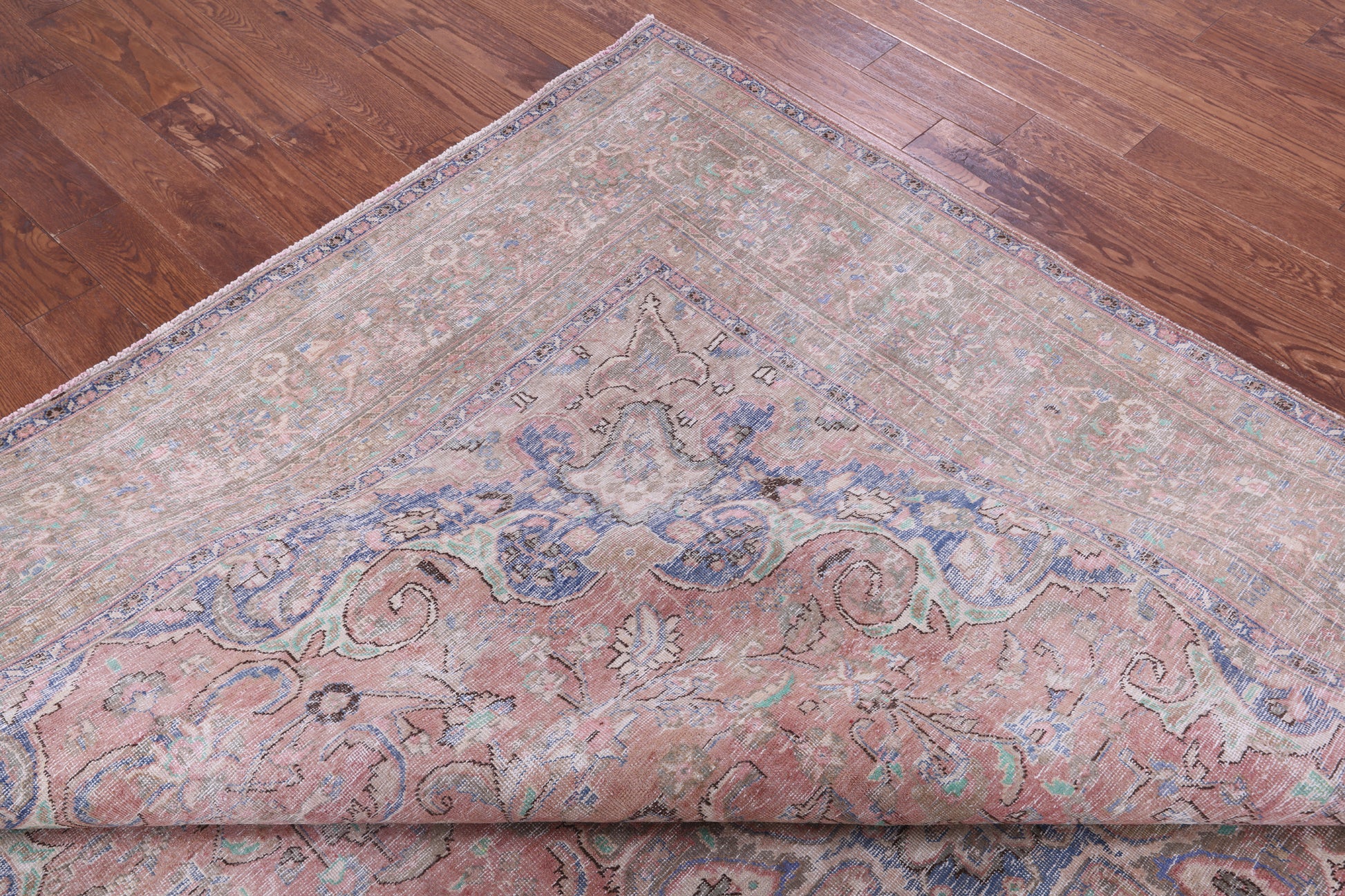 Persian Overdyed Hand Knotted Wool Rug - 9' 7" X 12' 5" - Golden Nile