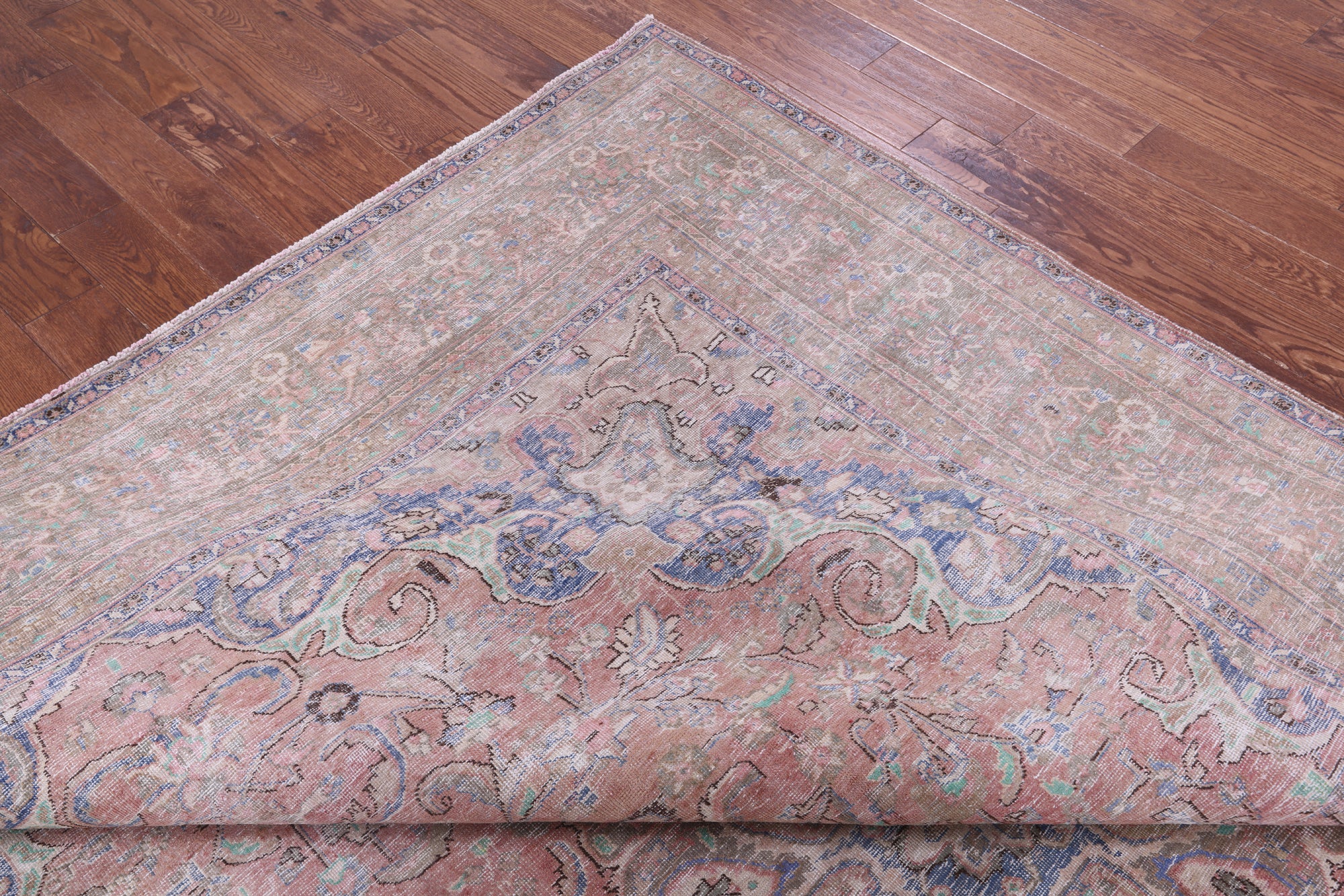 Persian Overdyed Hand Knotted Wool Rug - 9' 7" X 12' 5" - Golden Nile