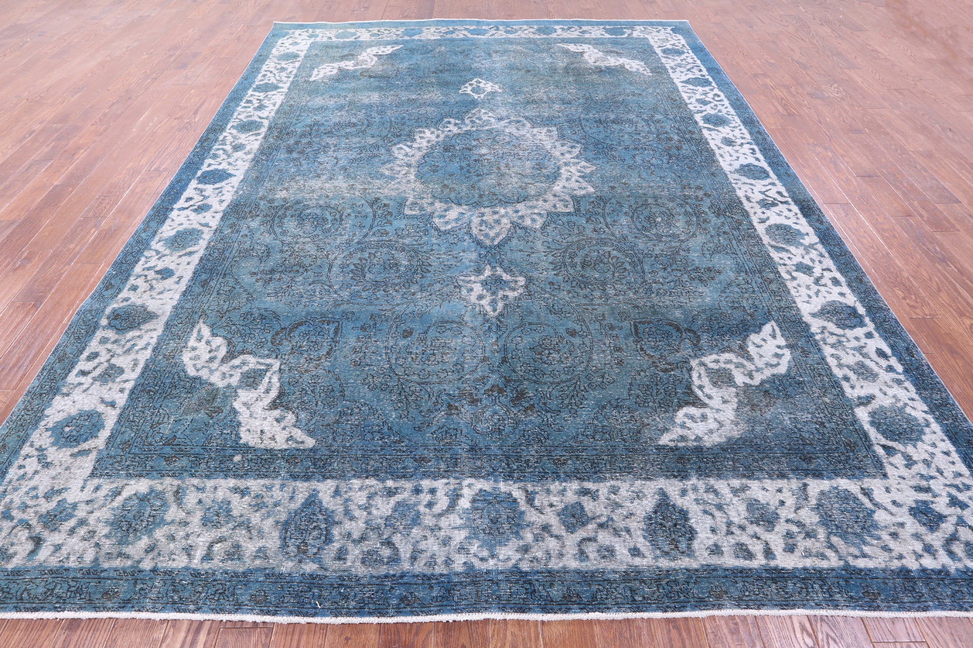 Persian Overdyed Hand Knotted Wool Rug - 10' 0" X 12' 10" - Golden Nile